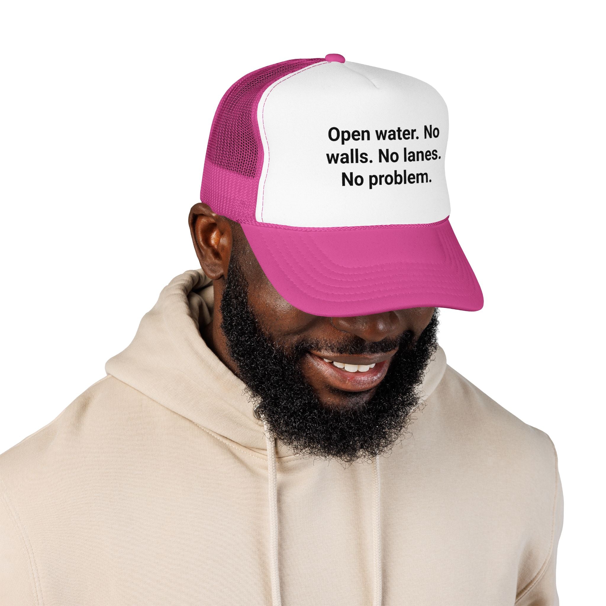 Open Water. No Walls. No Lanes. No Problem. - Trucker Hat