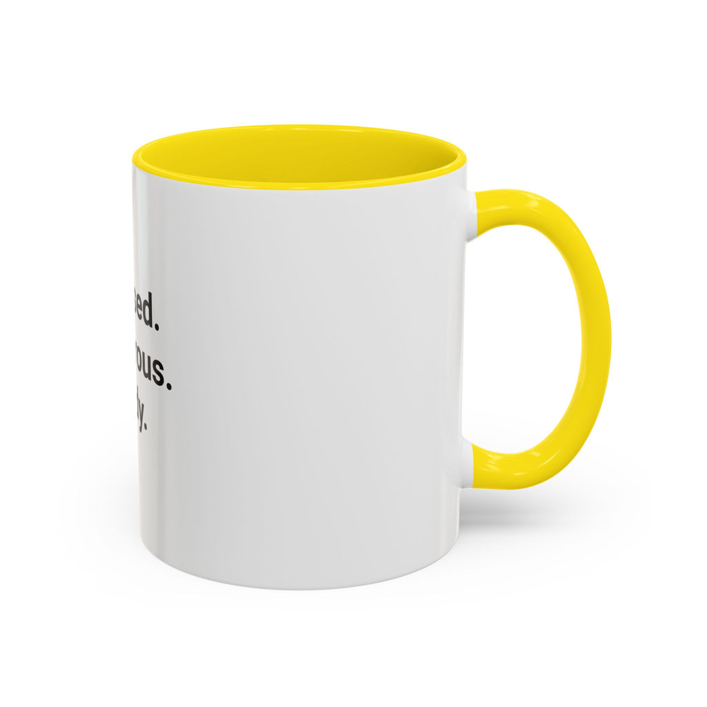 Licensed. Dangerous. Ready. - Accent Mug for New Motorcyclists