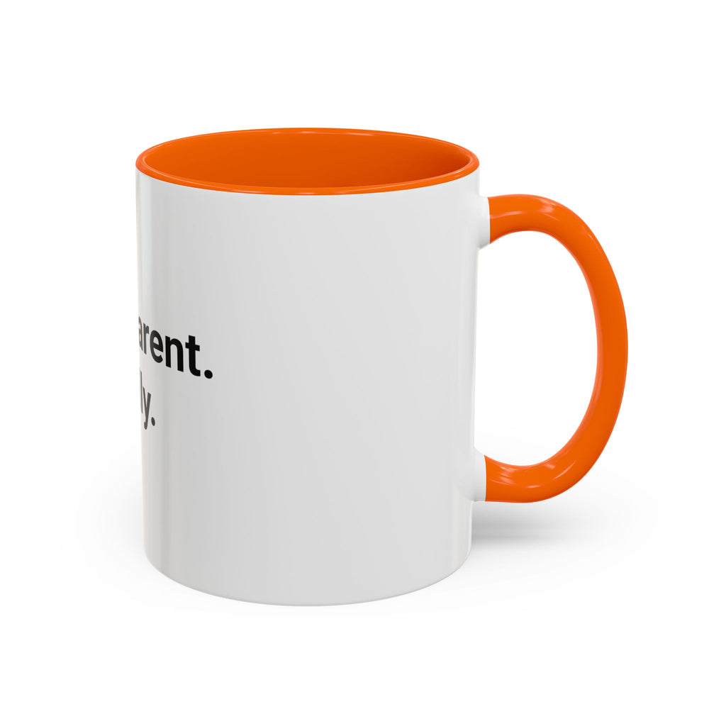 Grandparent. Finally. - Accent Mug for New Grandparents