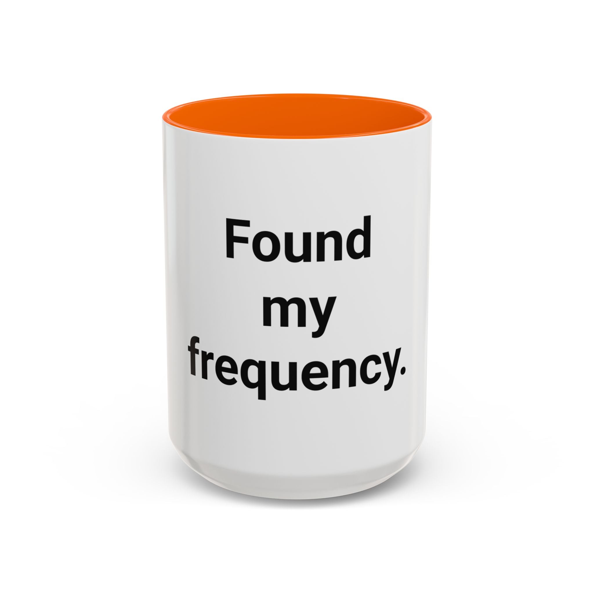 Found My Frequency - Accent Mug for Ham Radio License