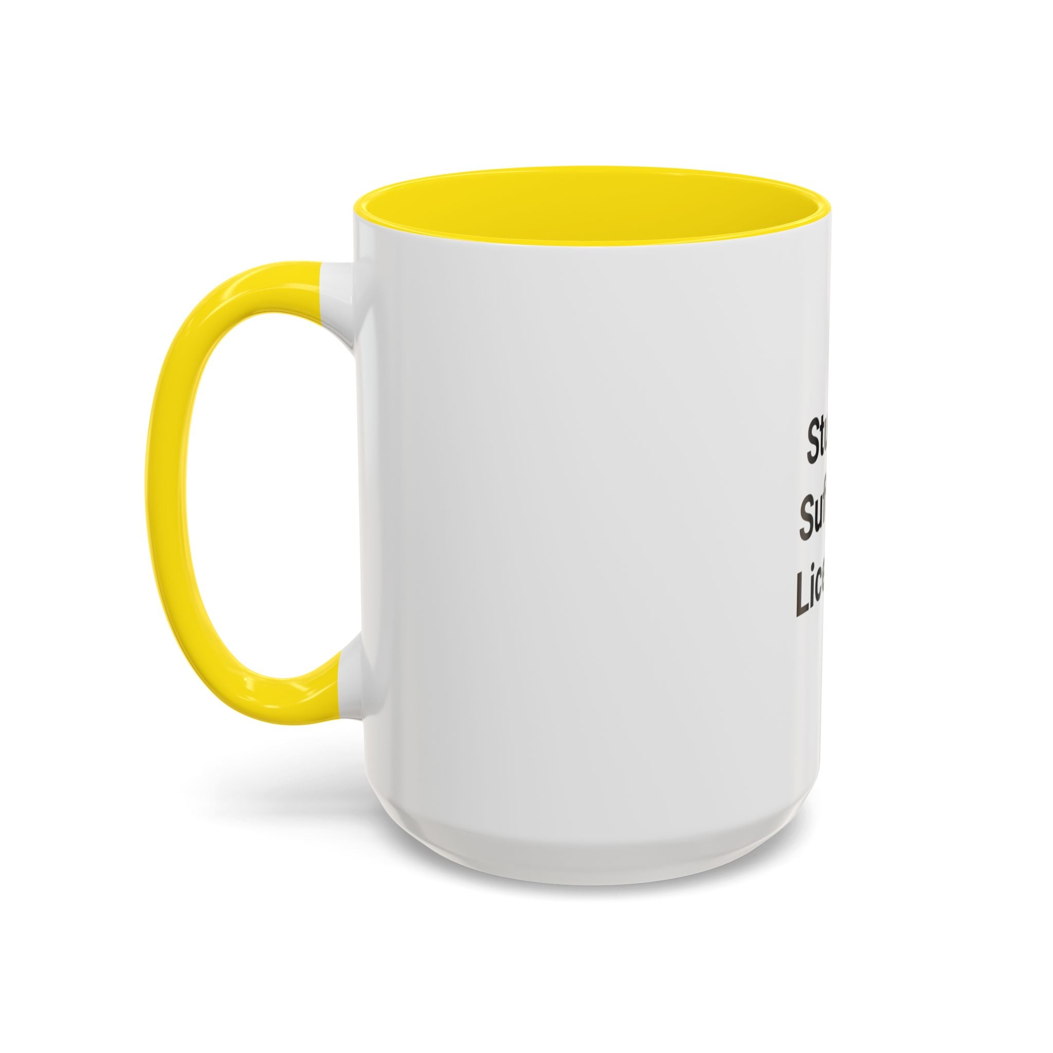 Studied. Suffered. Licensed. - Accent Mug for Series 7 Pass