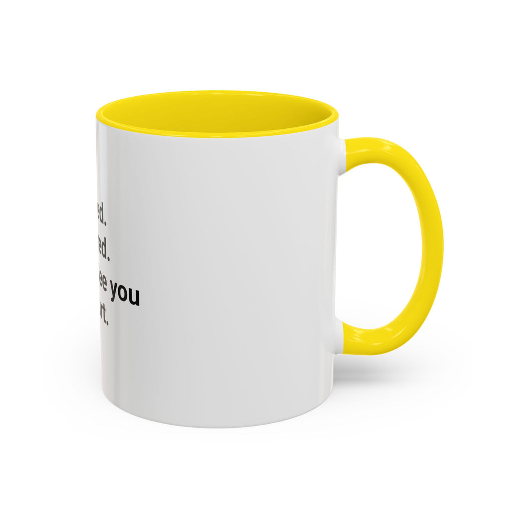 Studied. Suffered. Scored. See you in court. - Mug for LSAT Grads