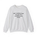 EMT Certified Sweatshirt - Gift for New EMT Certification