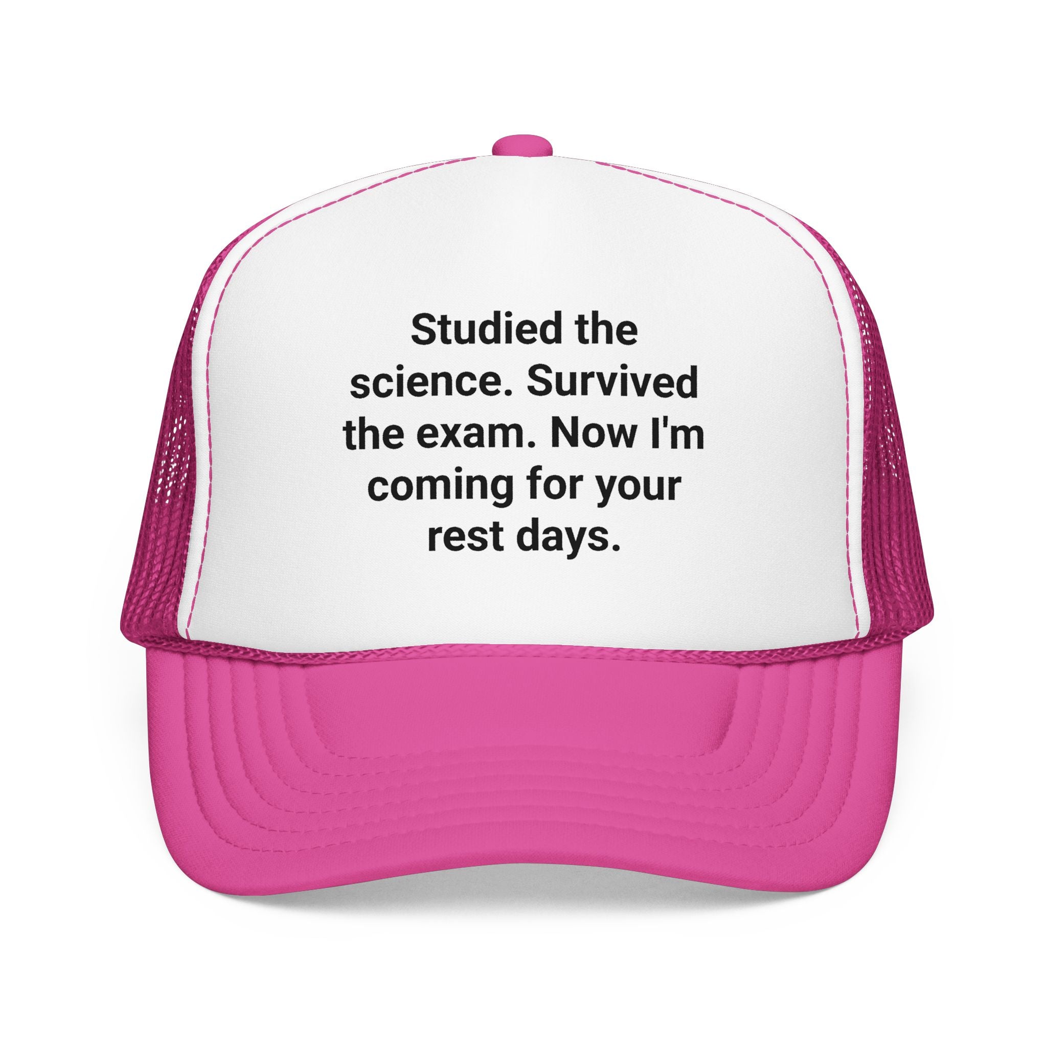 Studied the Science, Survived the Exam - Trucker Hat for New Personal Trainers