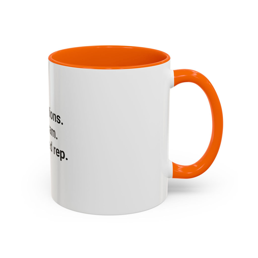 72 Questions. One Exam. Registered Rep. - Mug for Series 7