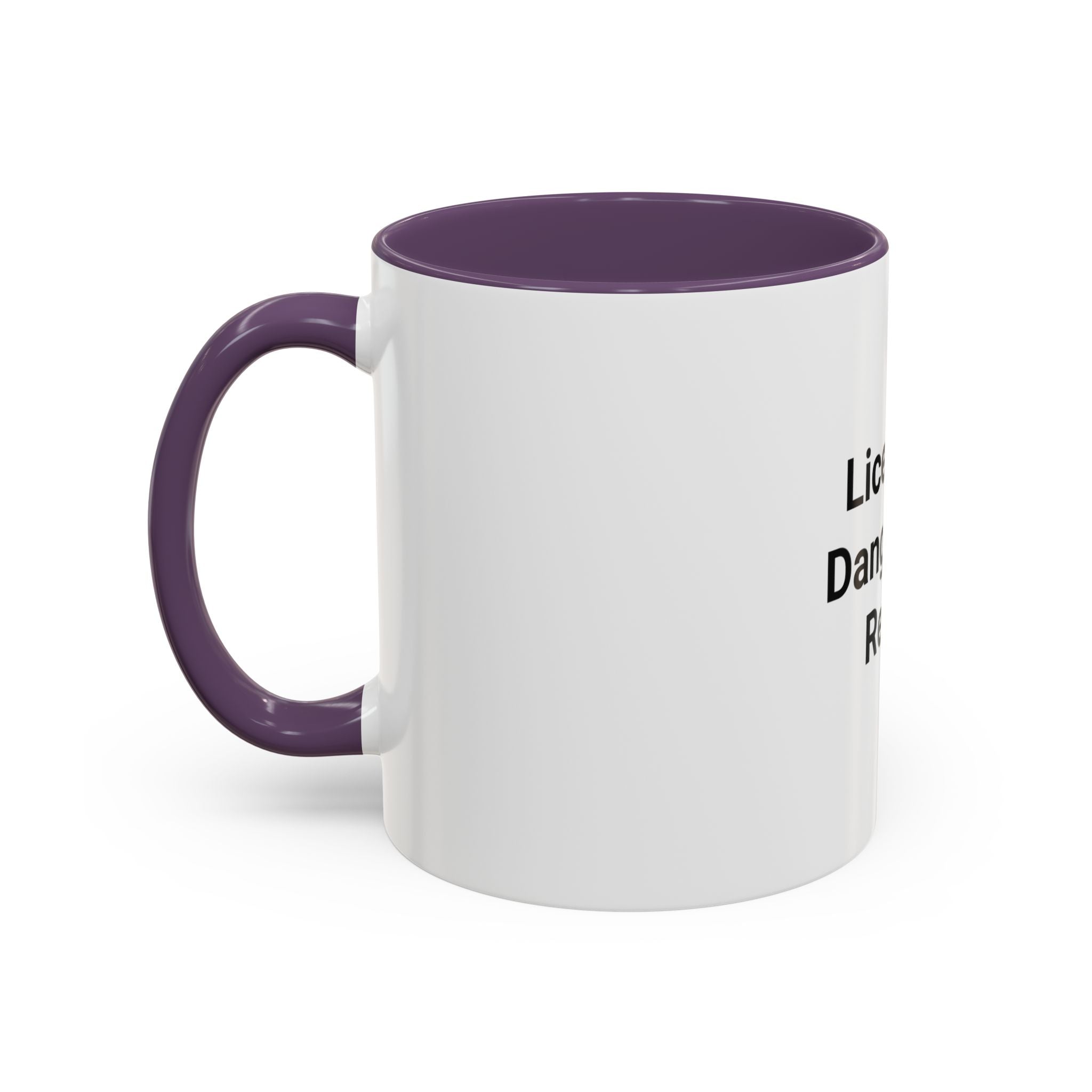 Licensed. Dangerous. Ready. - Accent Mug for New Motorcyclists
