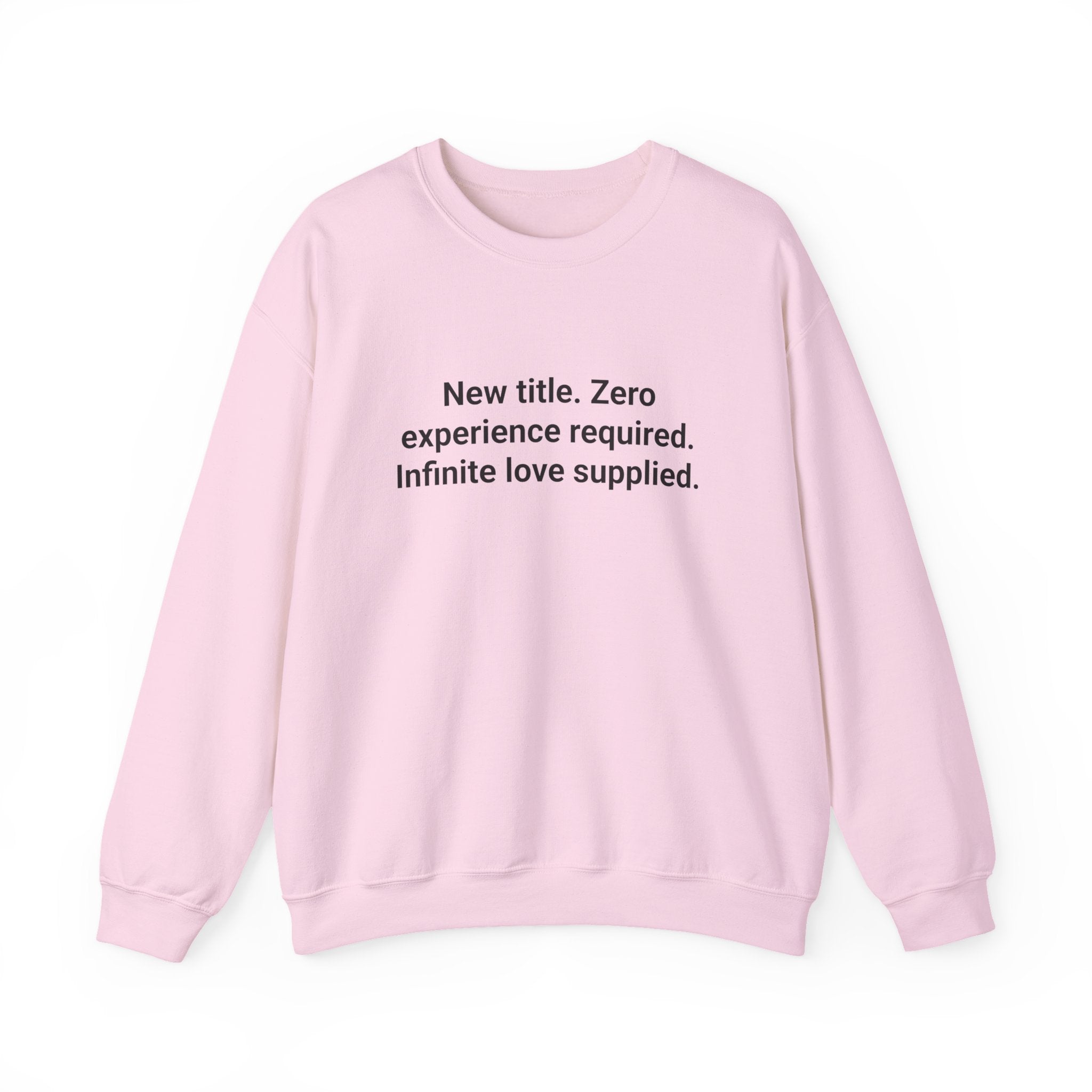 New Title. Zero Experience Required. - Sweatshirt for New Grandparents