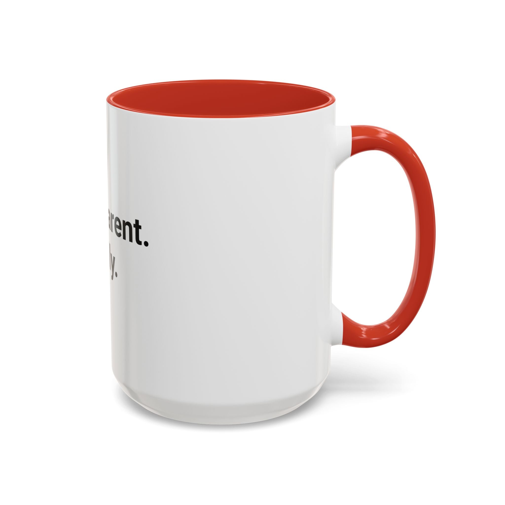 Grandparent. Finally. - Accent Mug for New Grandparents