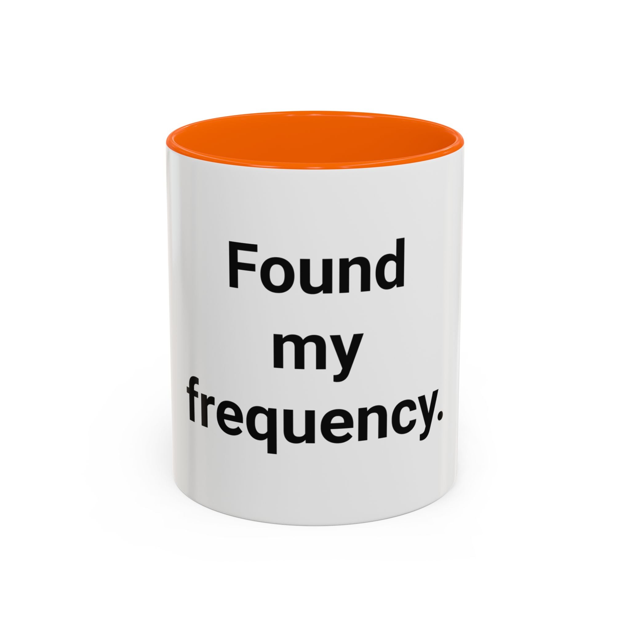 Found My Frequency - Accent Mug for Ham Radio License