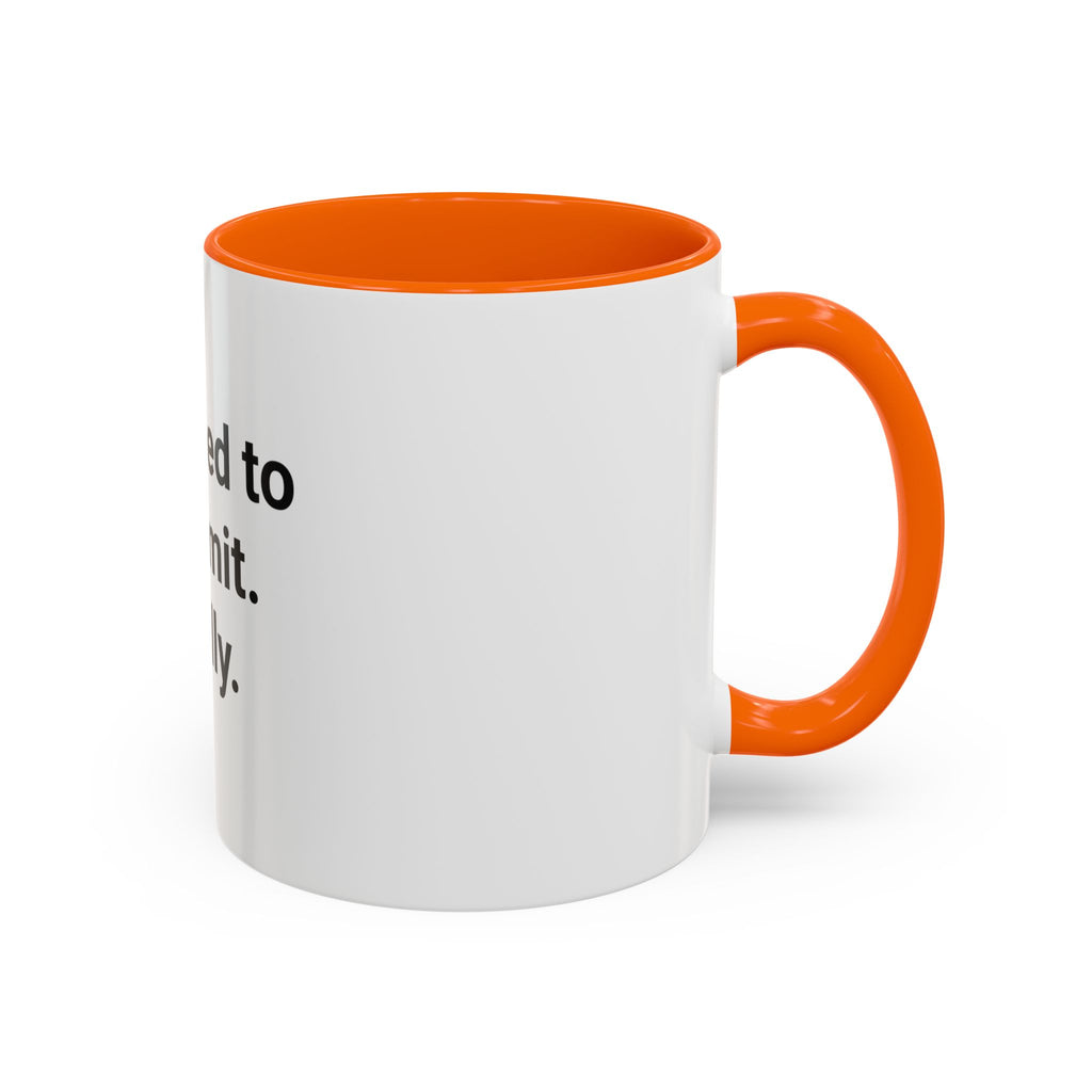 Licensed to Transmit. Finally. - Accent Mug for Ham Radio License