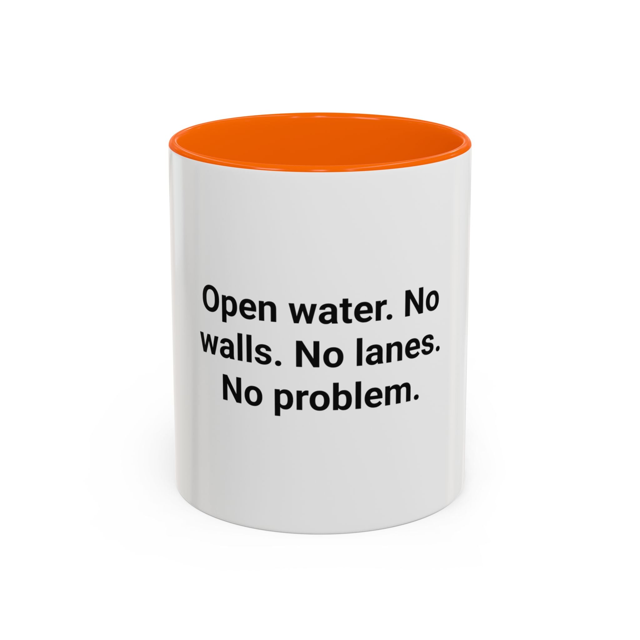 Open Water. No Walls. No Lanes. No Problem. - Mug for Open Water Swimmers