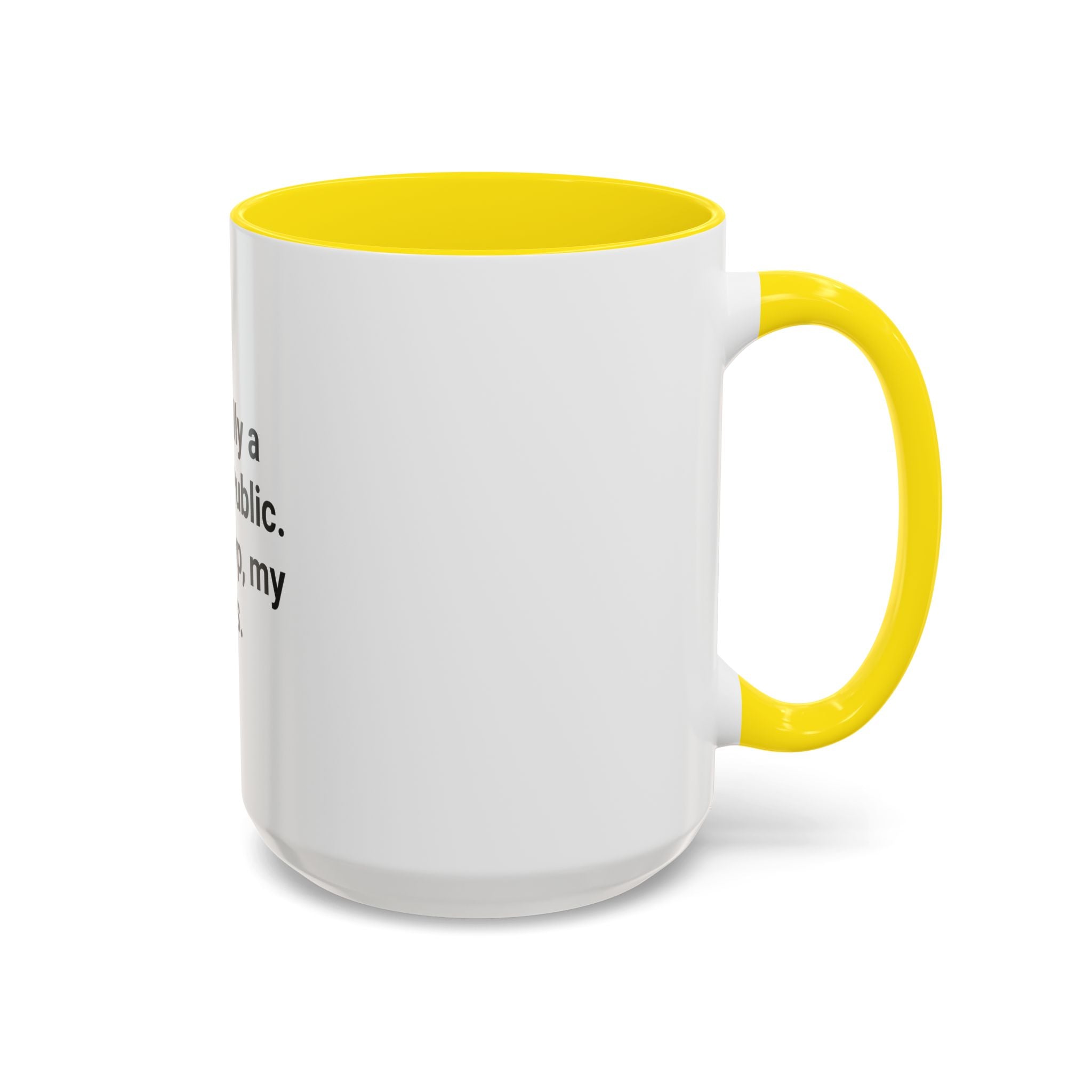 Officially a Notary Public, My Stamp My Rules - Accent Mug