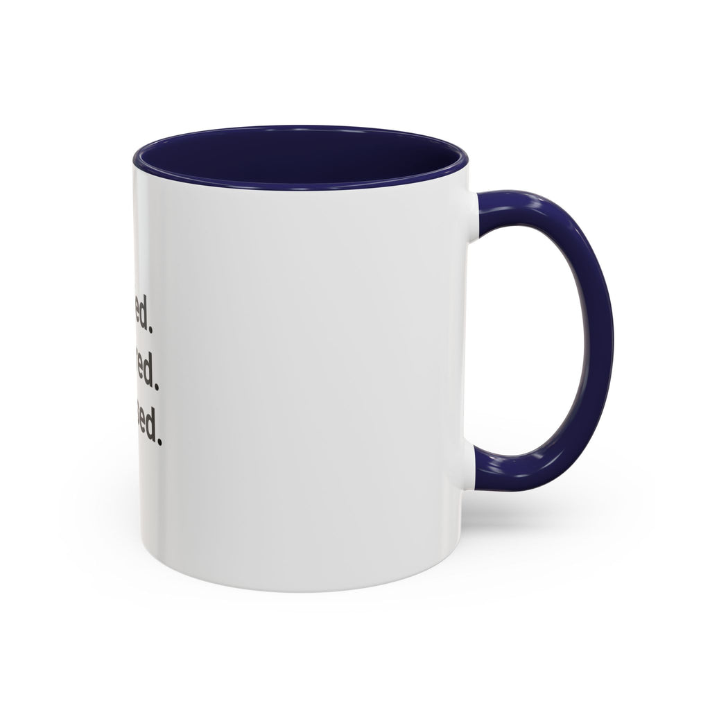 Studied. Suffered. Licensed. - Accent Mug for Series 7 Pass