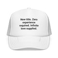 New Title. Zero Experience Required. - Trucker Hat for New Grandparents