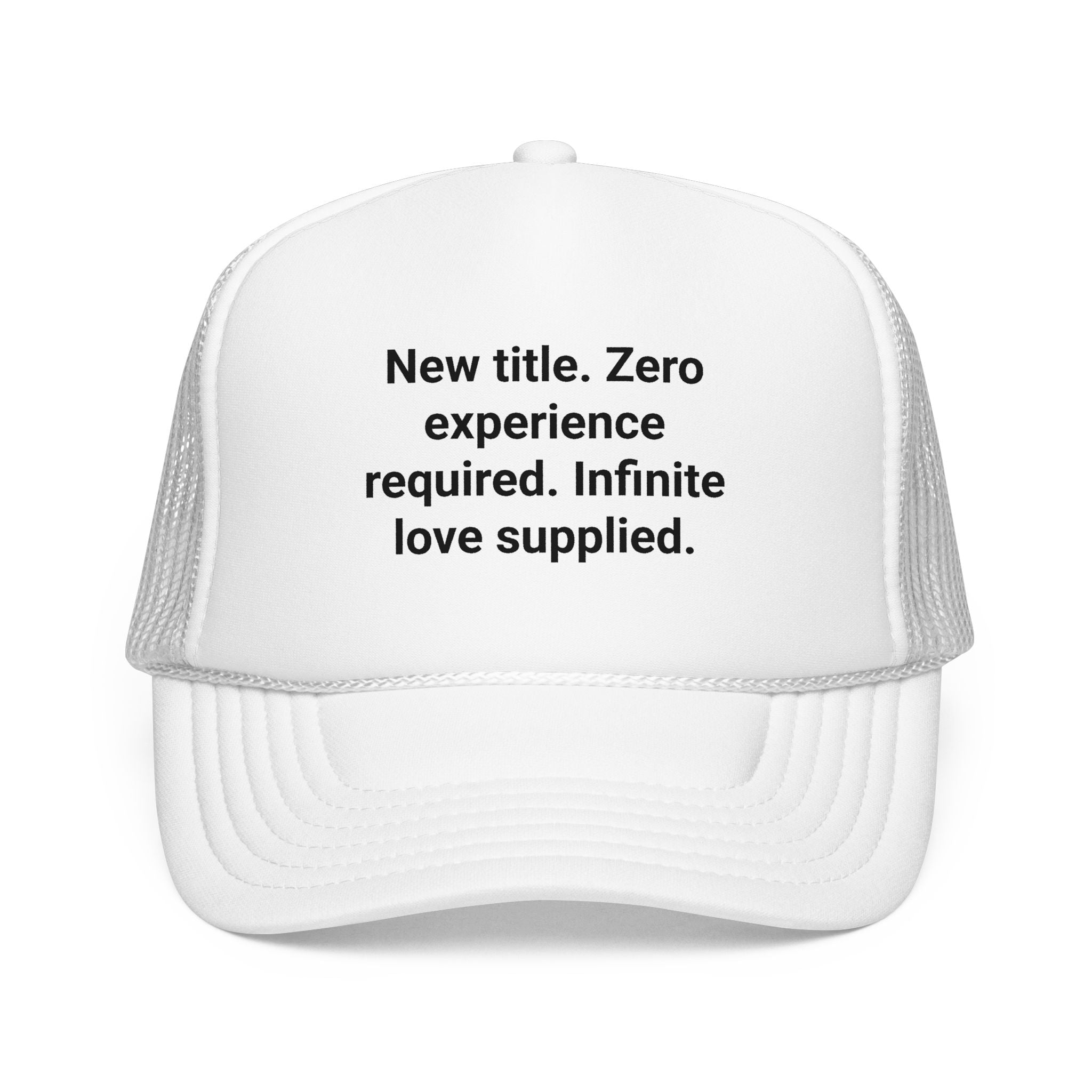 New Title. Zero Experience Required. - Trucker Hat for New Grandparents