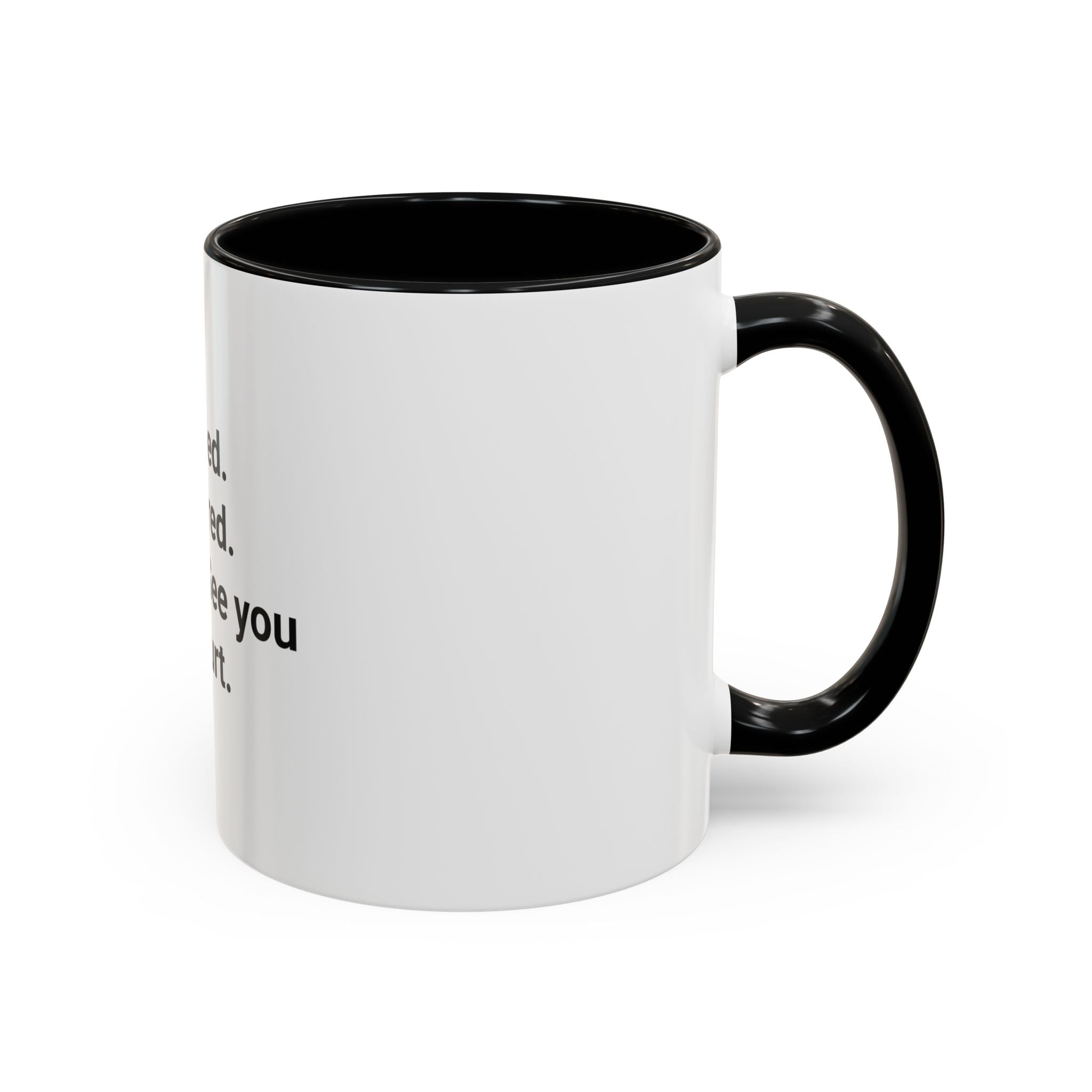 Studied. Suffered. Scored. See you in court. - Mug for LSAT Grads