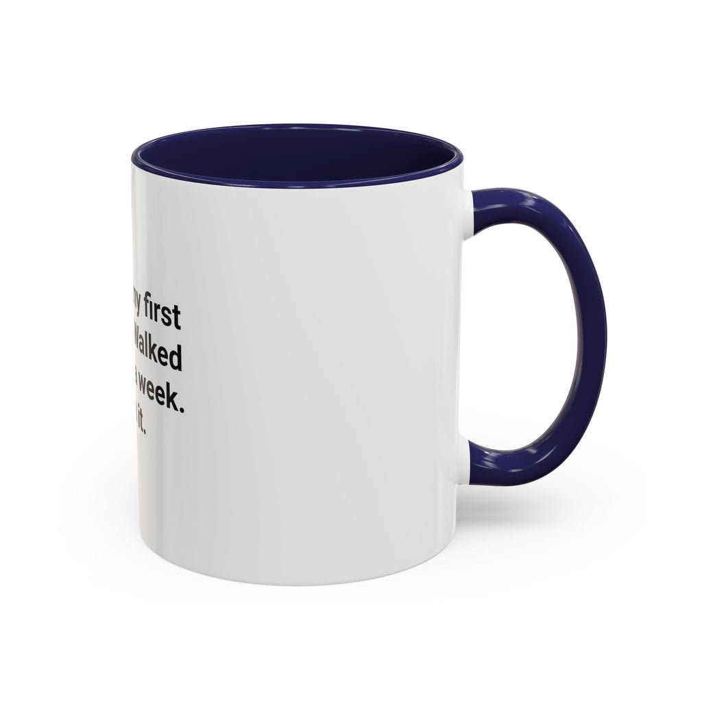 Finished My First Triathlon - Accent Mug for New Triathletes