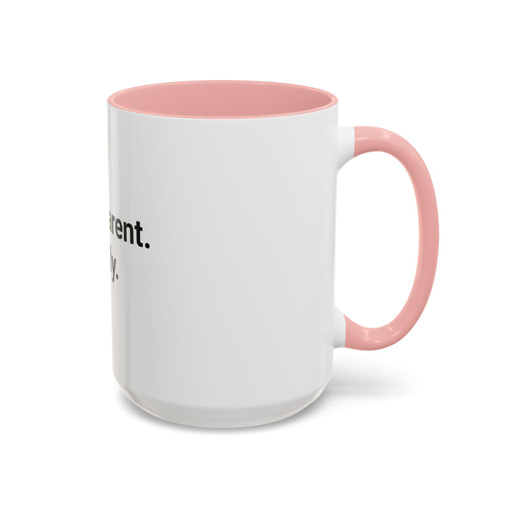 Grandparent. Finally. - Accent Mug for New Grandparents