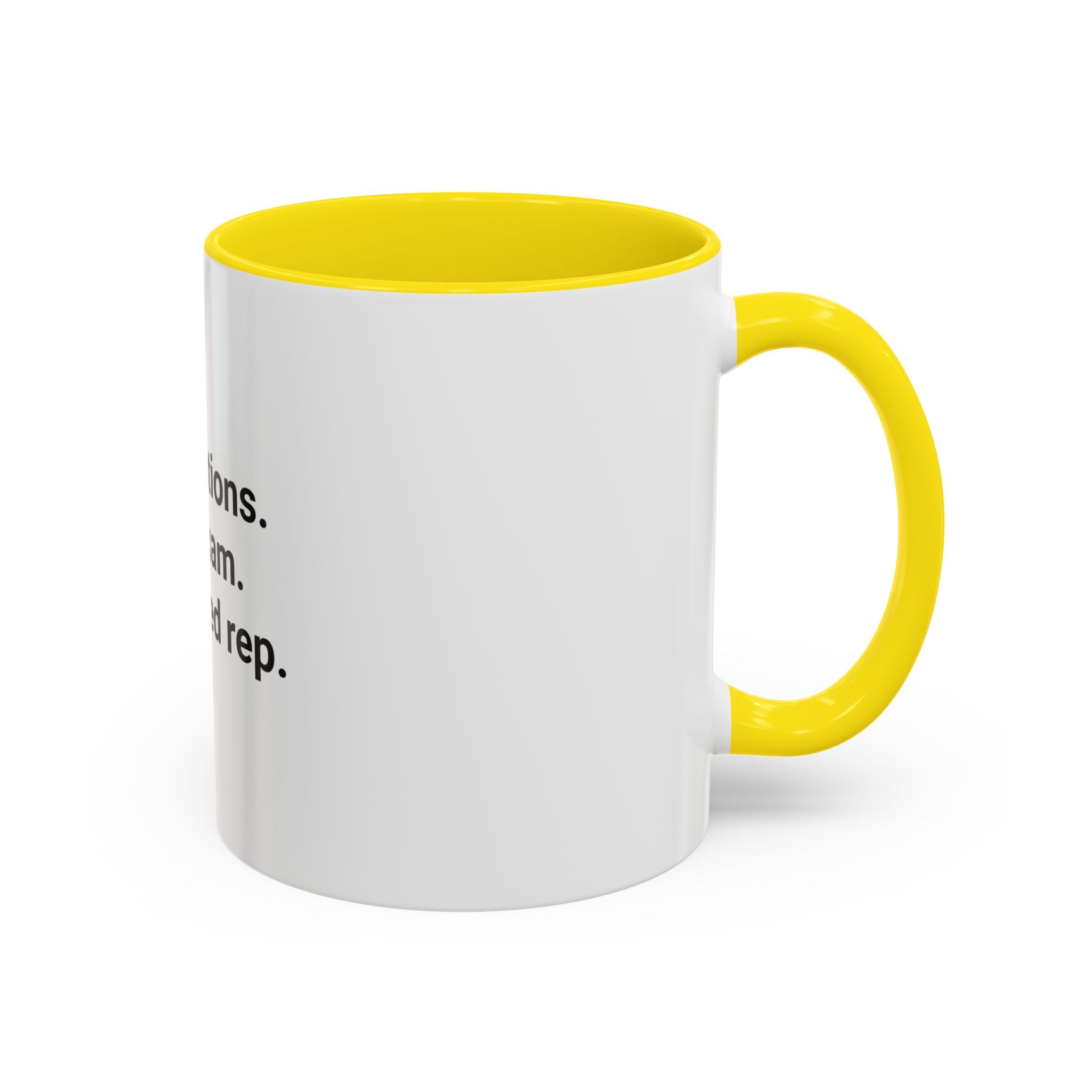 72 Questions. One Exam. Registered Rep. - Mug for Series 7