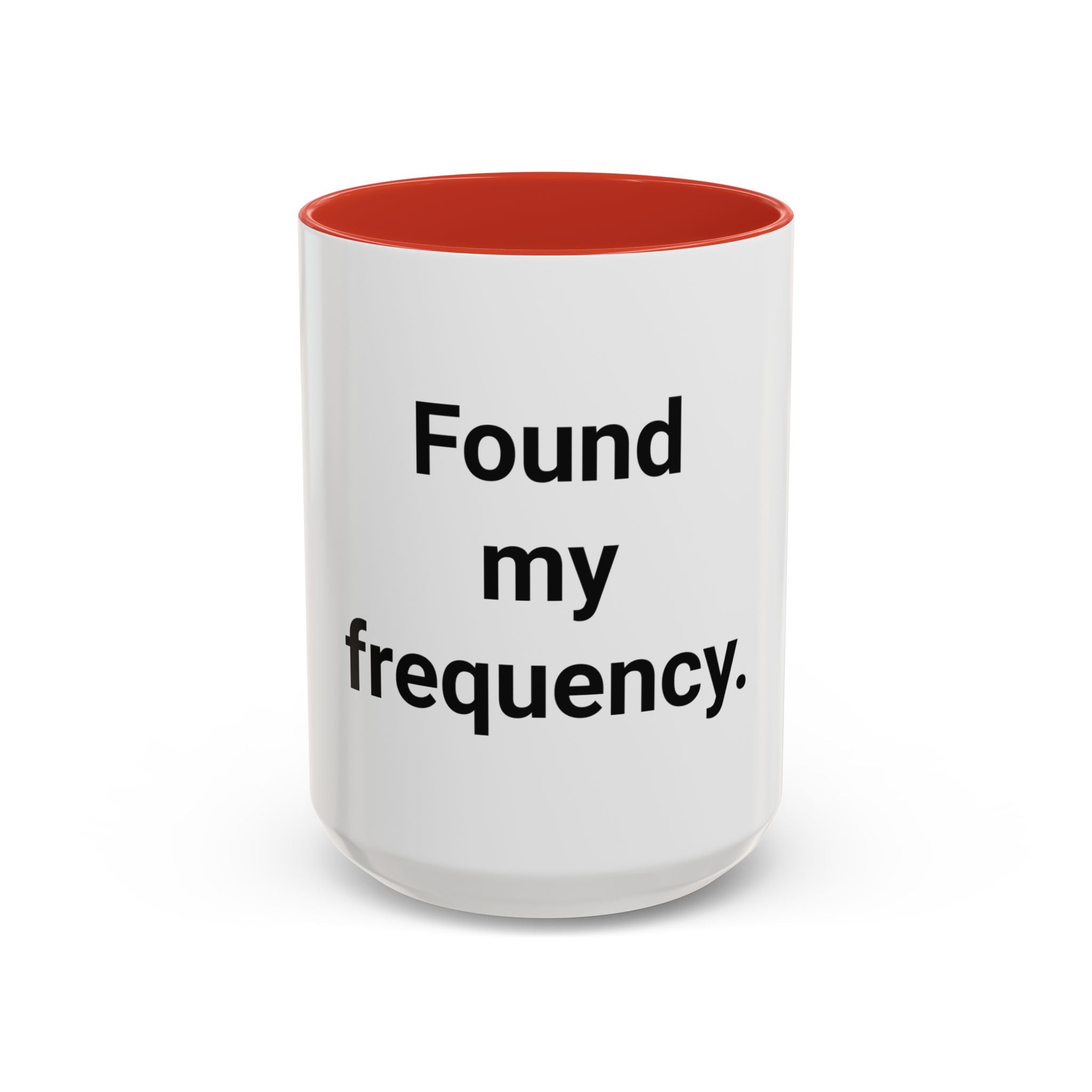 Found My Frequency - Accent Mug for Ham Radio License
