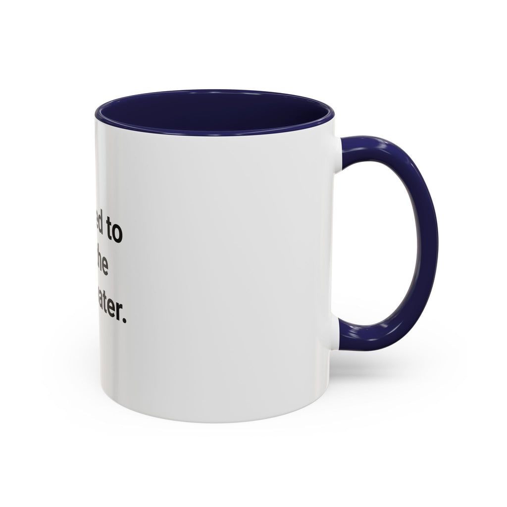 Certified to Breathe Underwater - Accent Mug for Scuba Divers