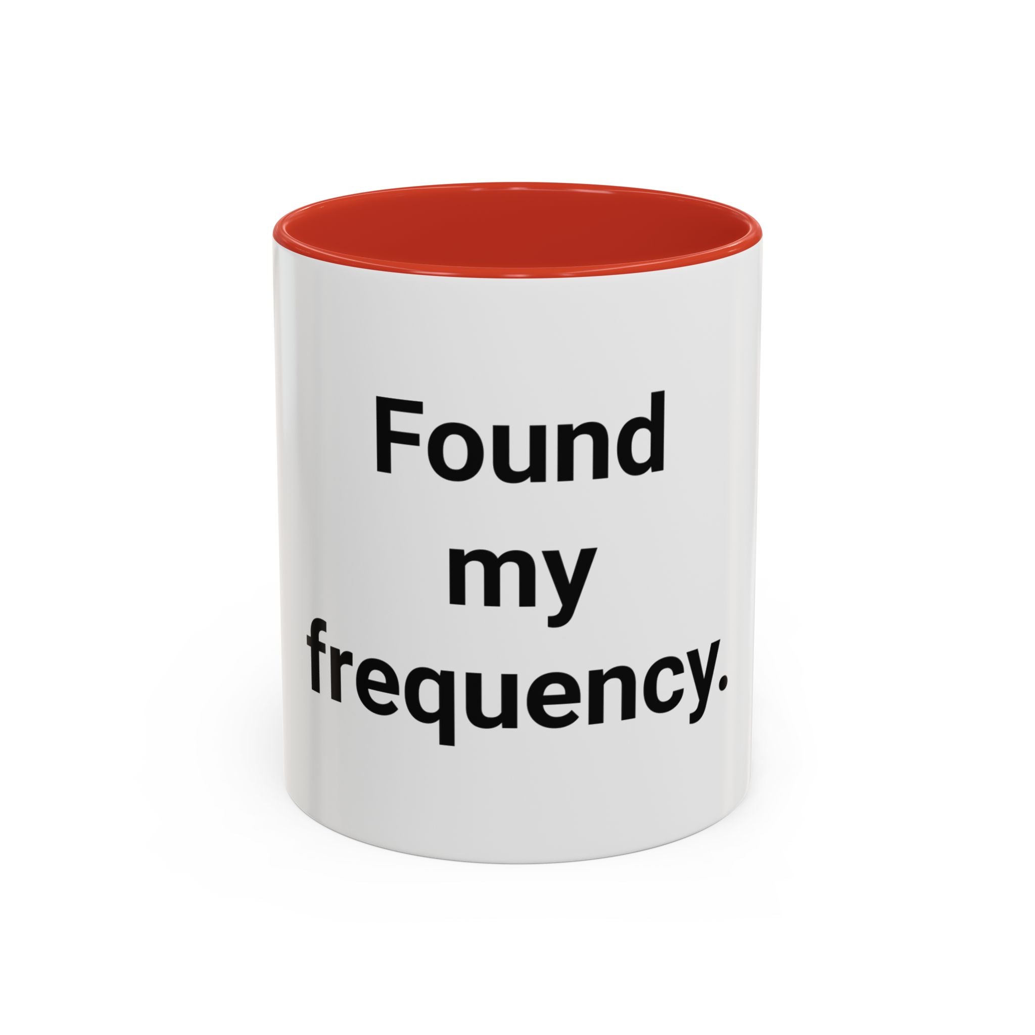 Found My Frequency - Accent Mug for Ham Radio License