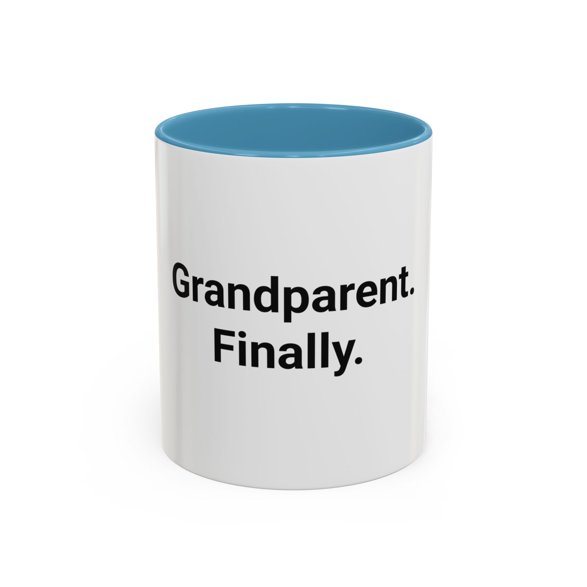 Grandparent. Finally. - Accent Mug for New Grandparents