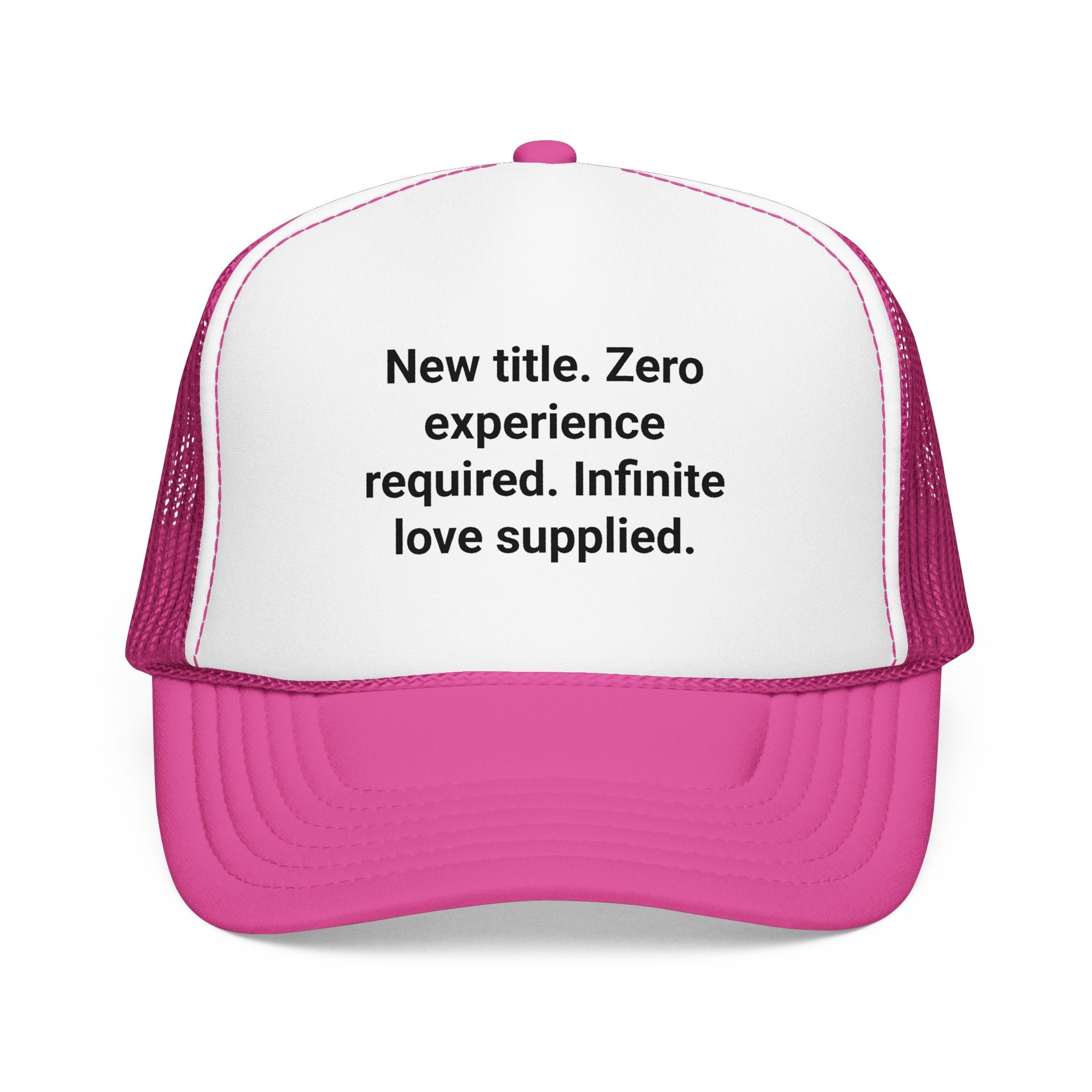 New Title. Zero Experience Required. - Trucker Hat for New Grandparents