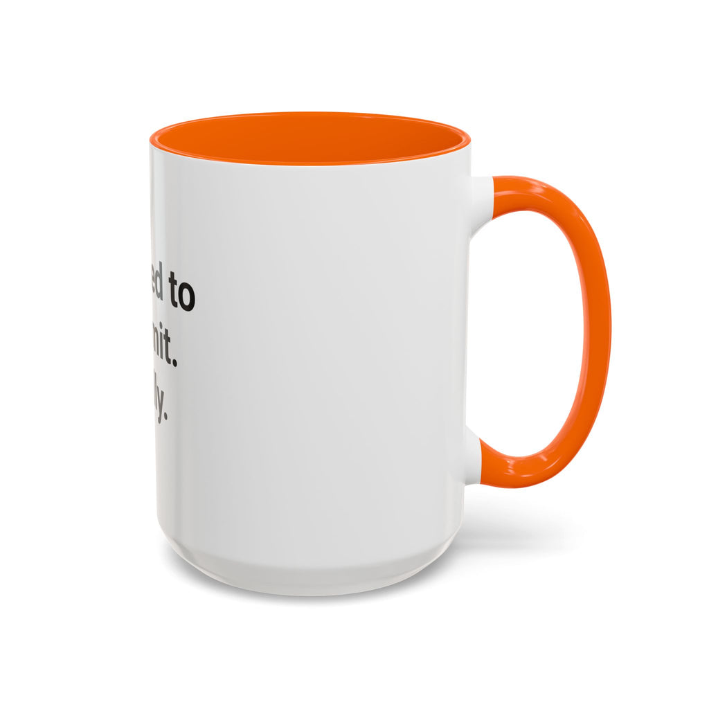 Licensed to Transmit. Finally. - Accent Mug for Ham Radio License