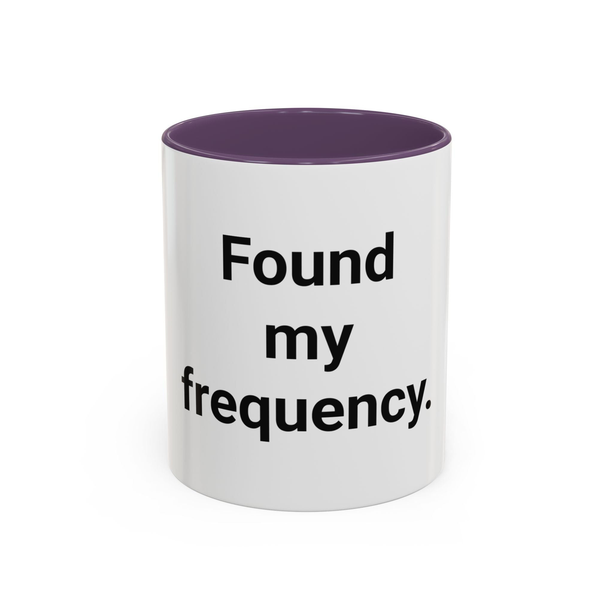 Found My Frequency - Accent Mug for Ham Radio License