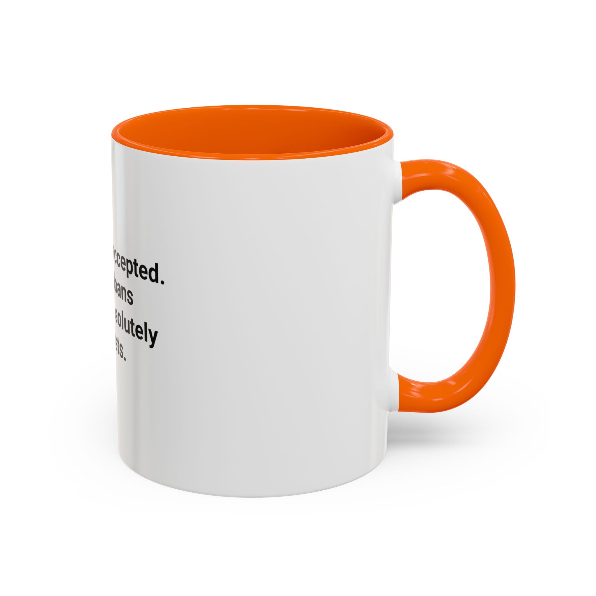 Law School Accepted Student Loans Pending - Accent Mug for LSAT Grads