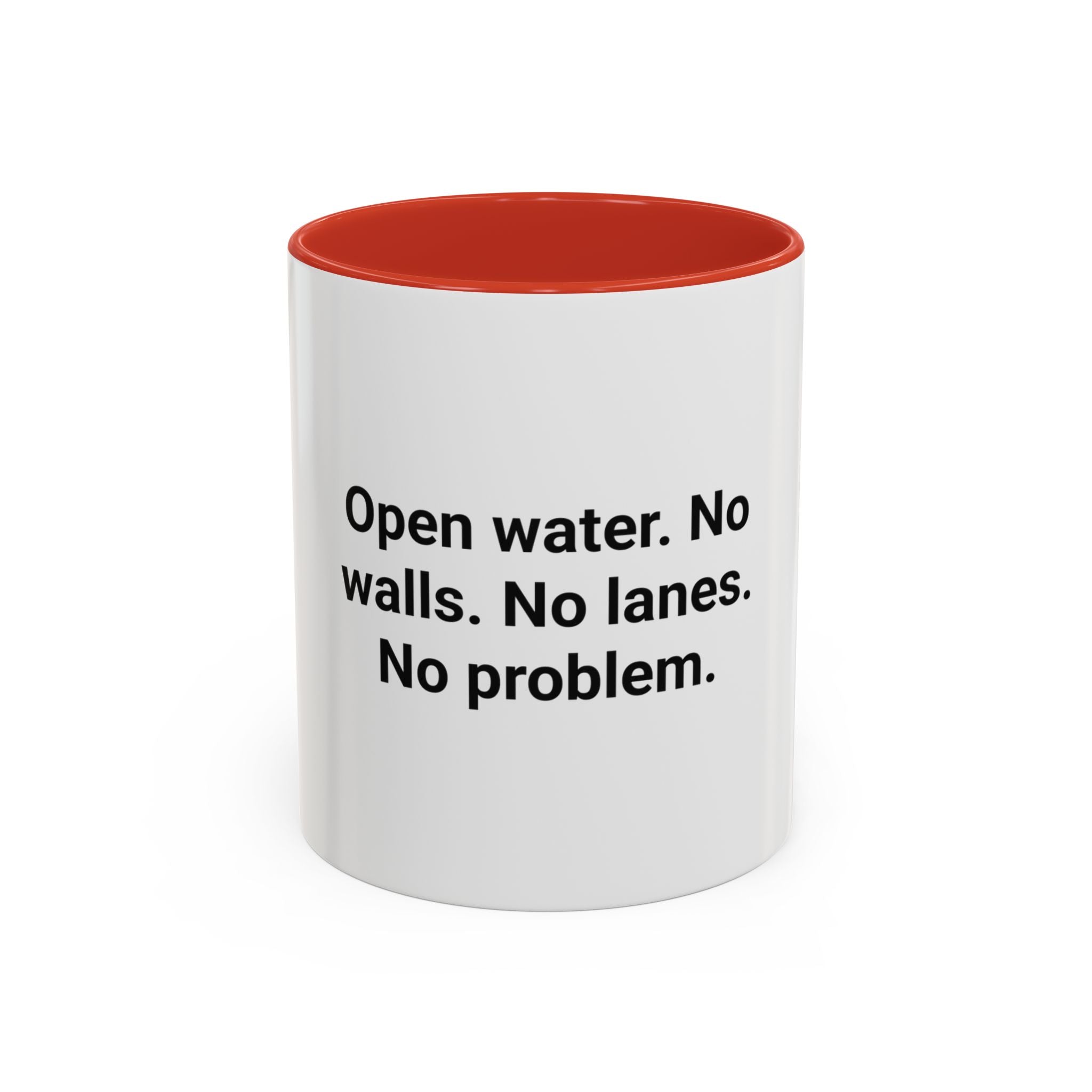 Open Water. No Walls. No Lanes. No Problem. - Mug for Open Water Swimmers