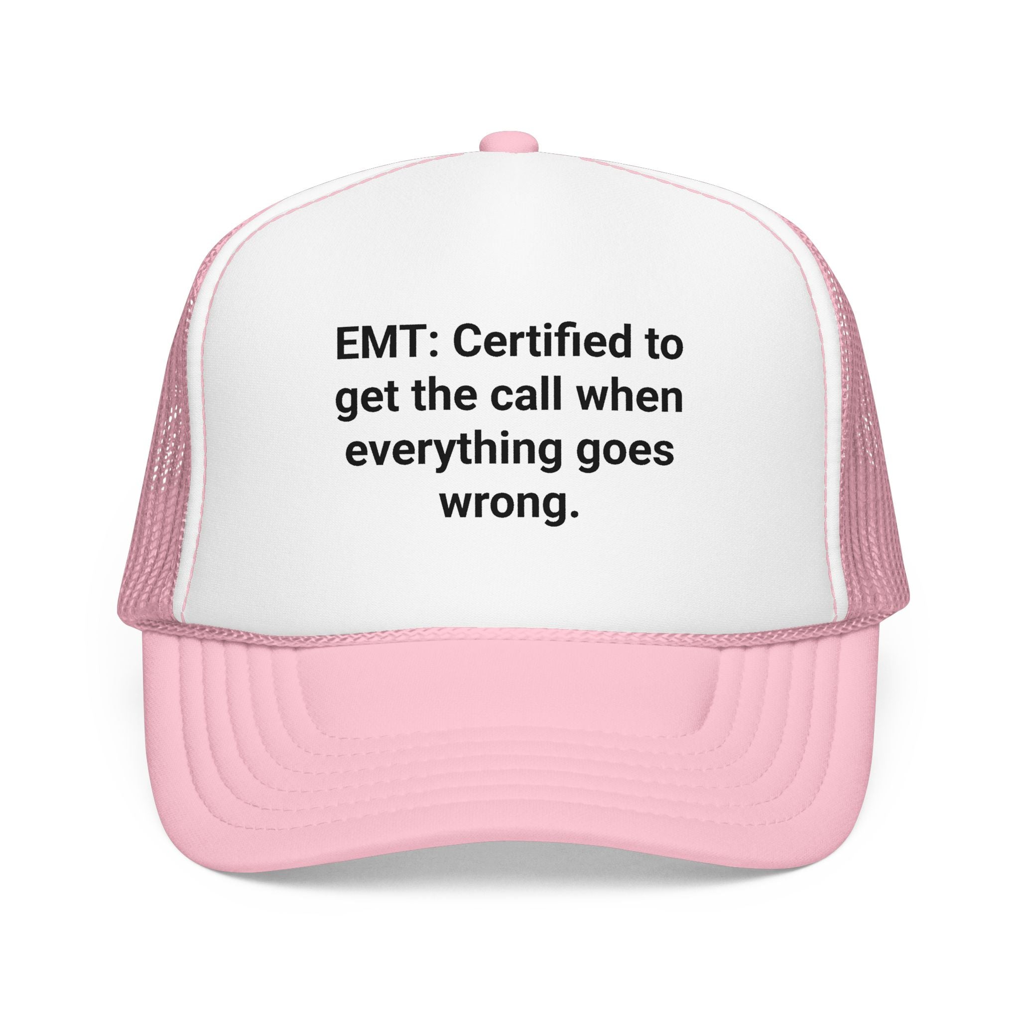 EMT Certified Trucker Hat - Gift for New EMT Certification