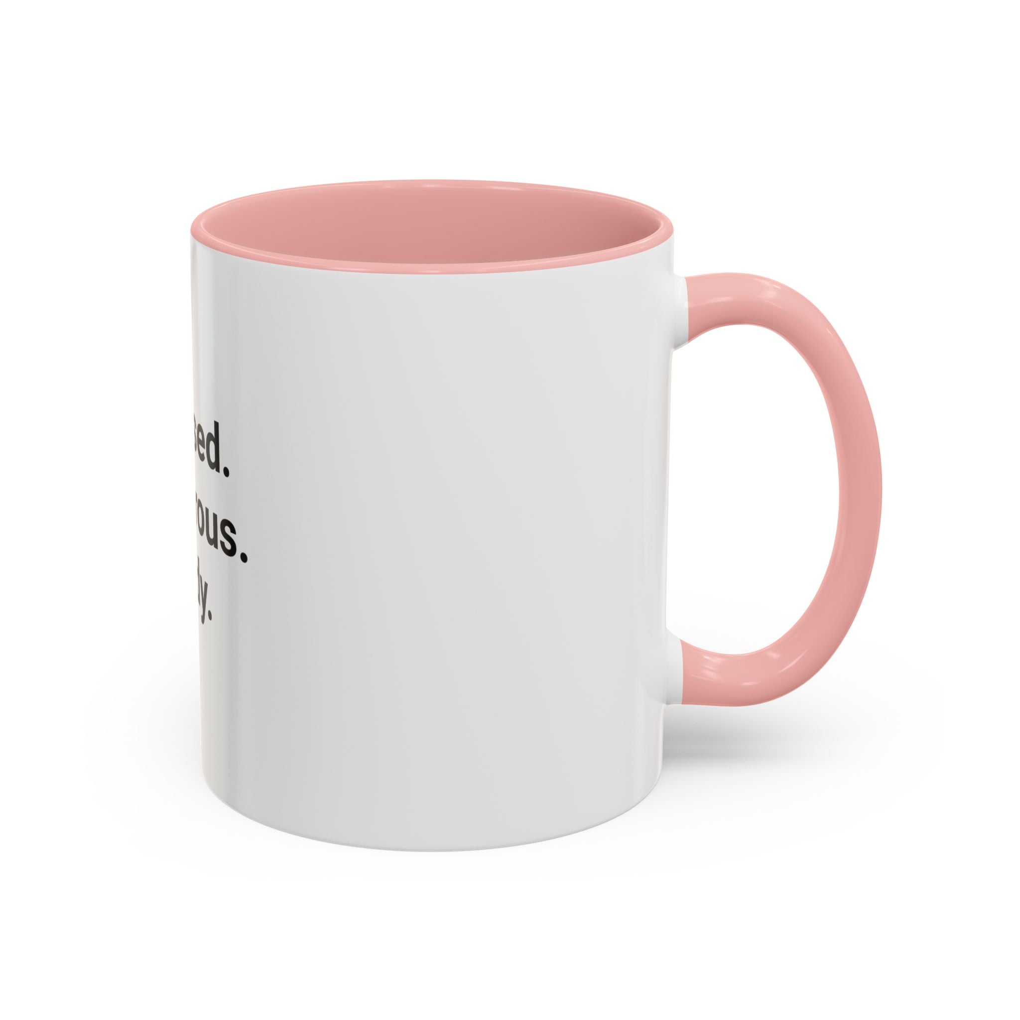 Licensed. Dangerous. Ready. - Accent Mug for New Motorcyclists