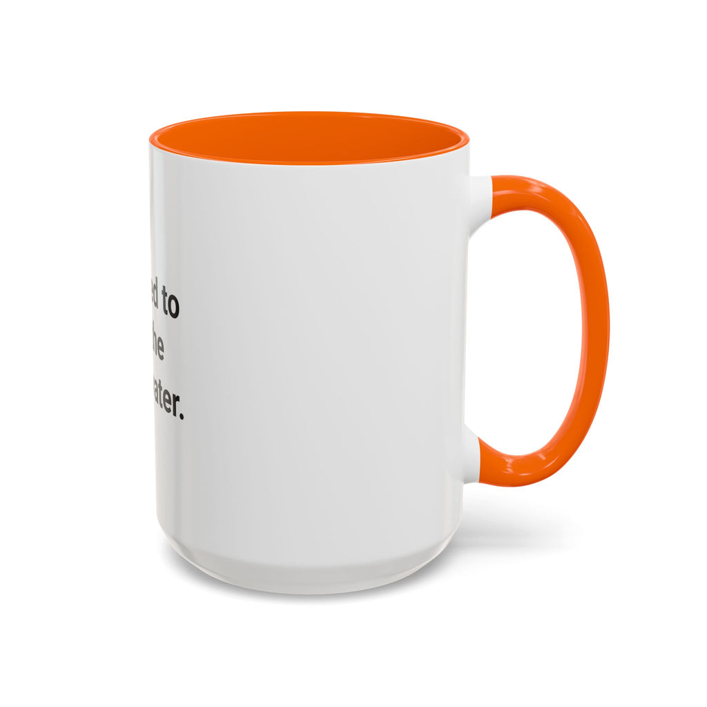 Certified to Breathe Underwater - Accent Mug for Scuba Divers