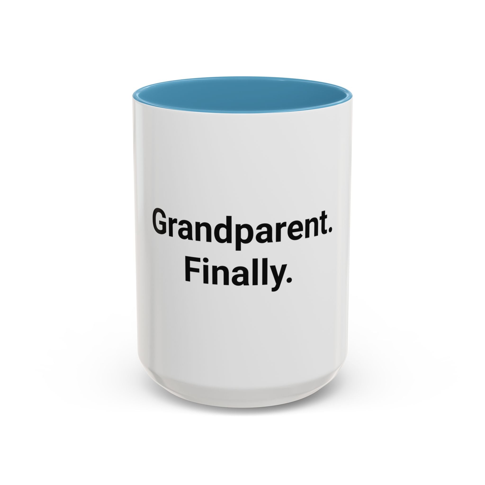 Grandparent. Finally. - Accent Mug for New Grandparents
