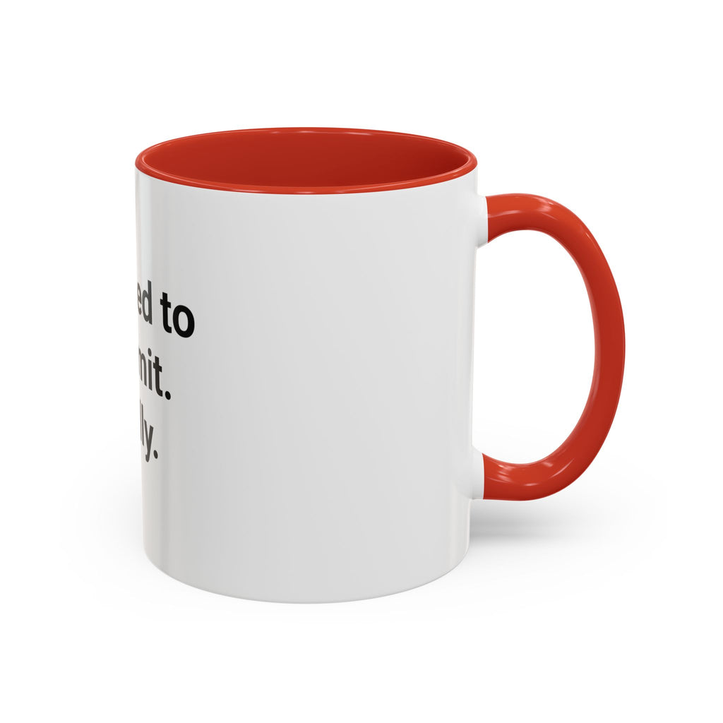 Licensed to Transmit. Finally. - Accent Mug for Ham Radio License