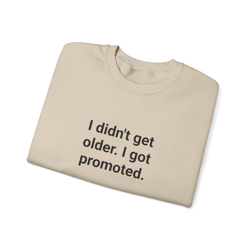 I Didn't Get Older I Got Promoted - Sweatshirt for New Grandparents