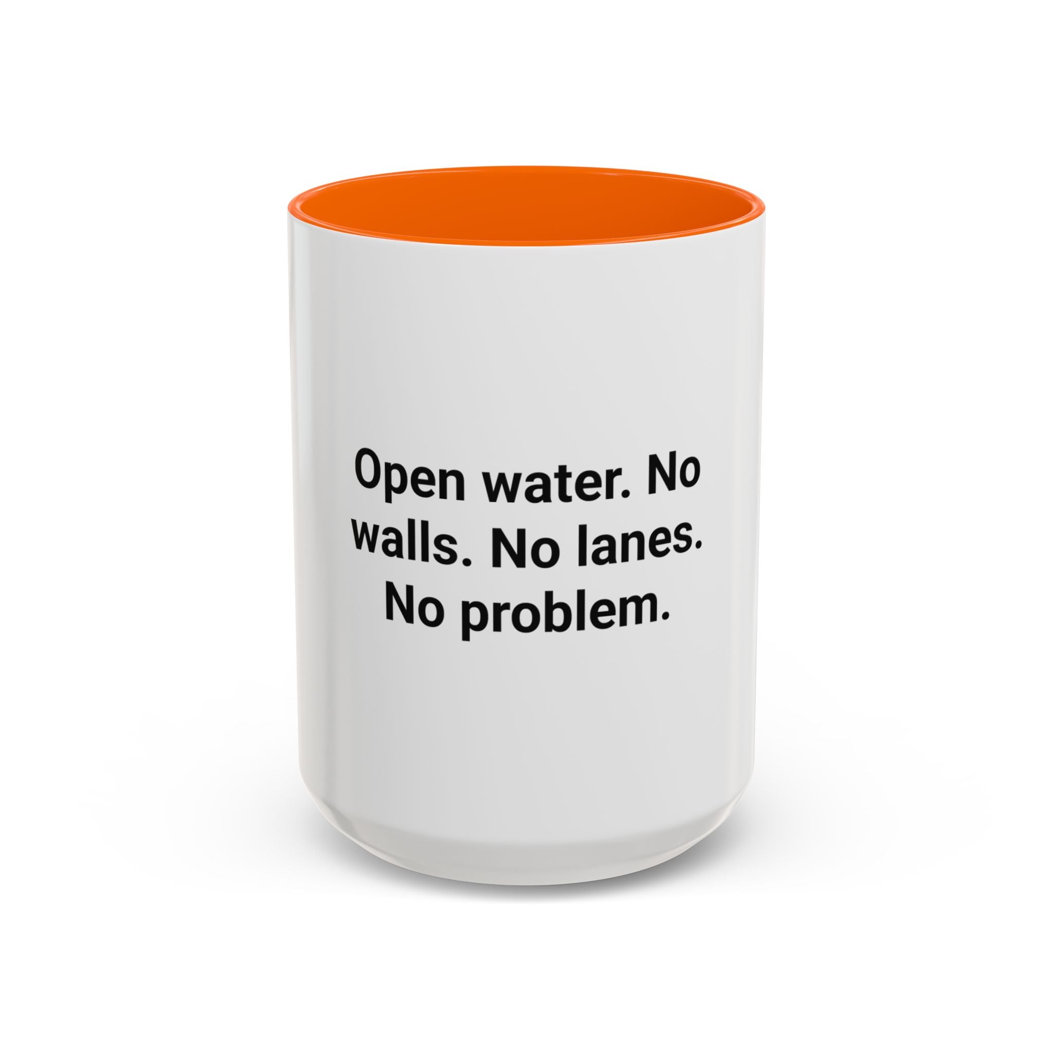 Open Water. No Walls. No Lanes. No Problem. - Mug for Open Water Swimmers
