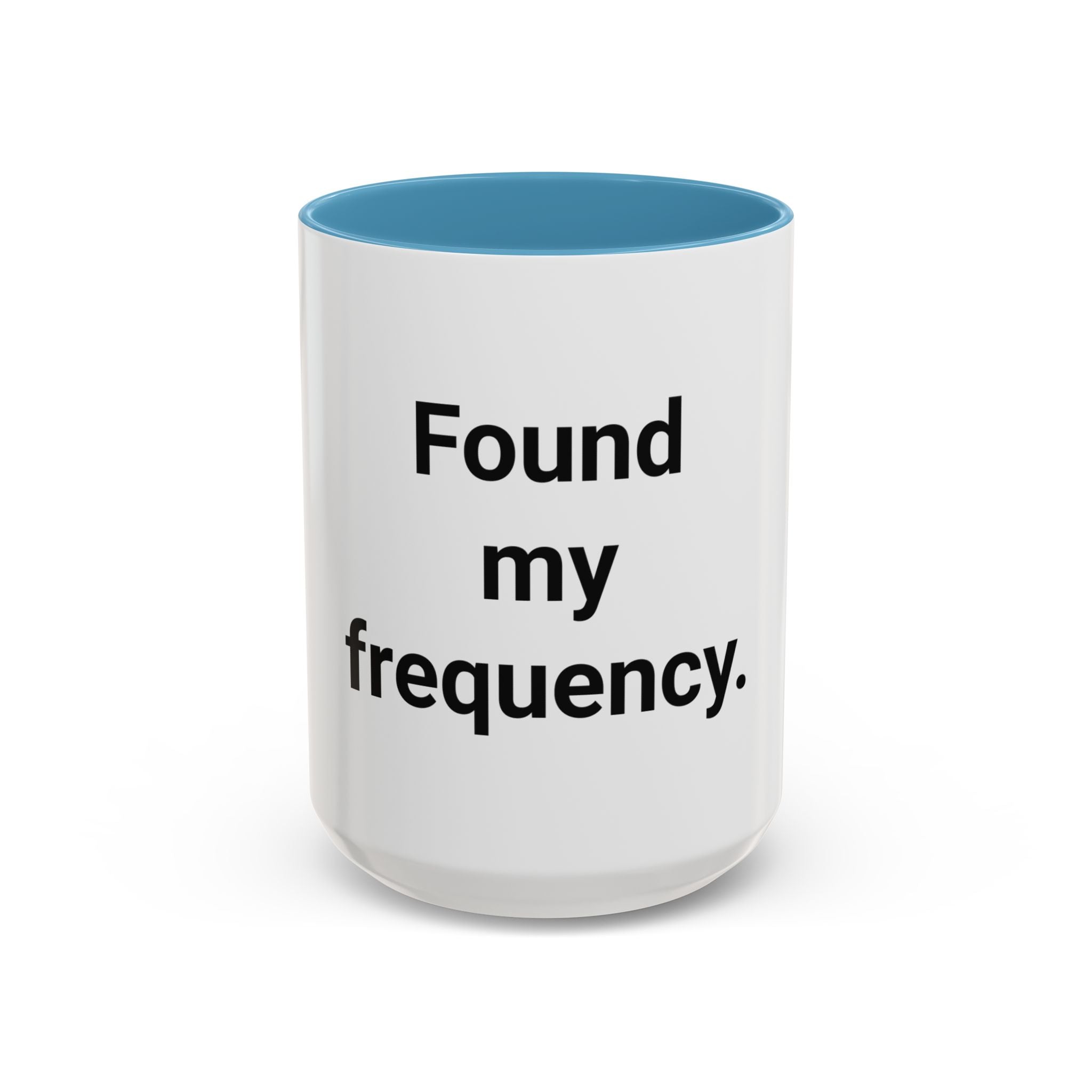 Found My Frequency - Accent Mug for Ham Radio License