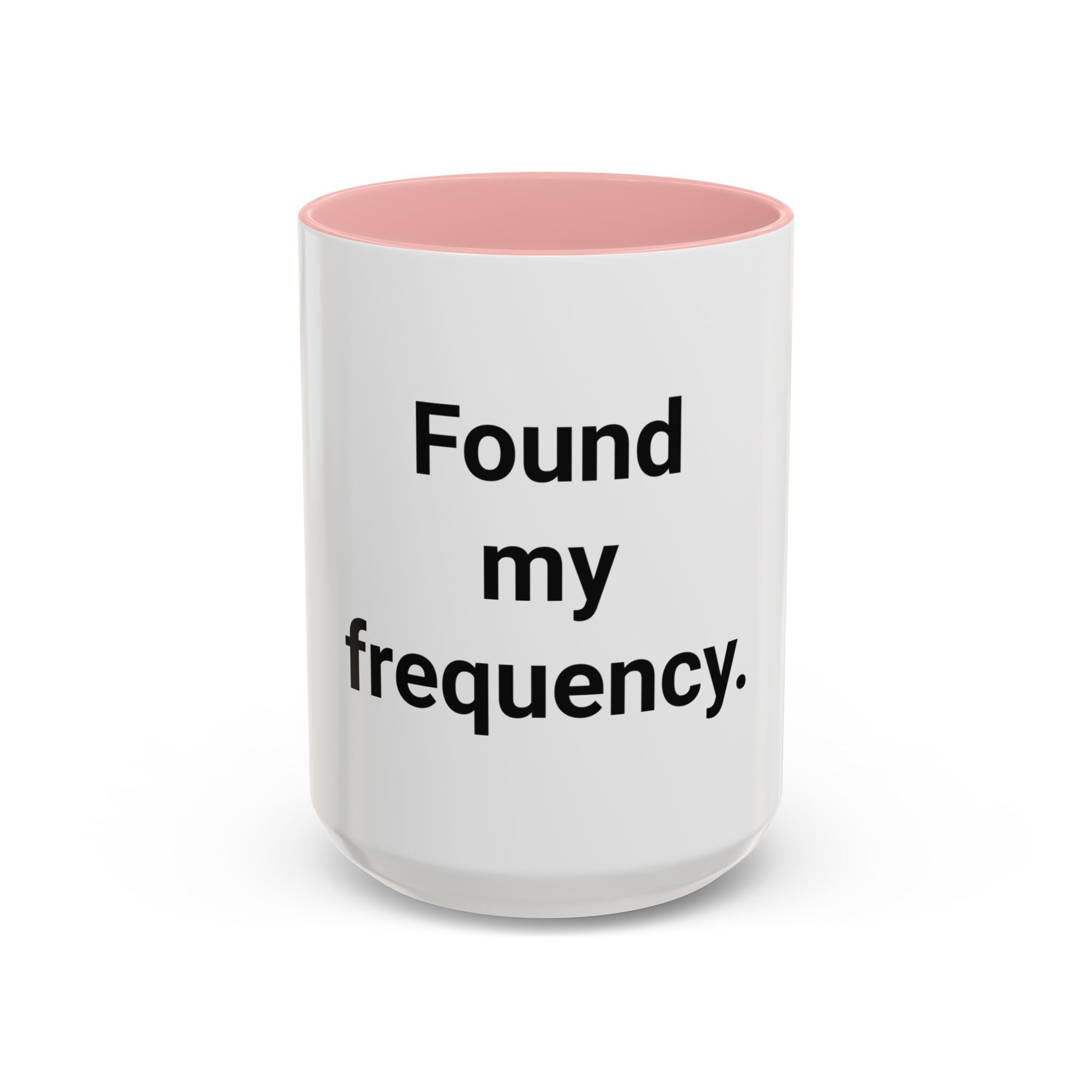 Found My Frequency - Accent Mug for Ham Radio License