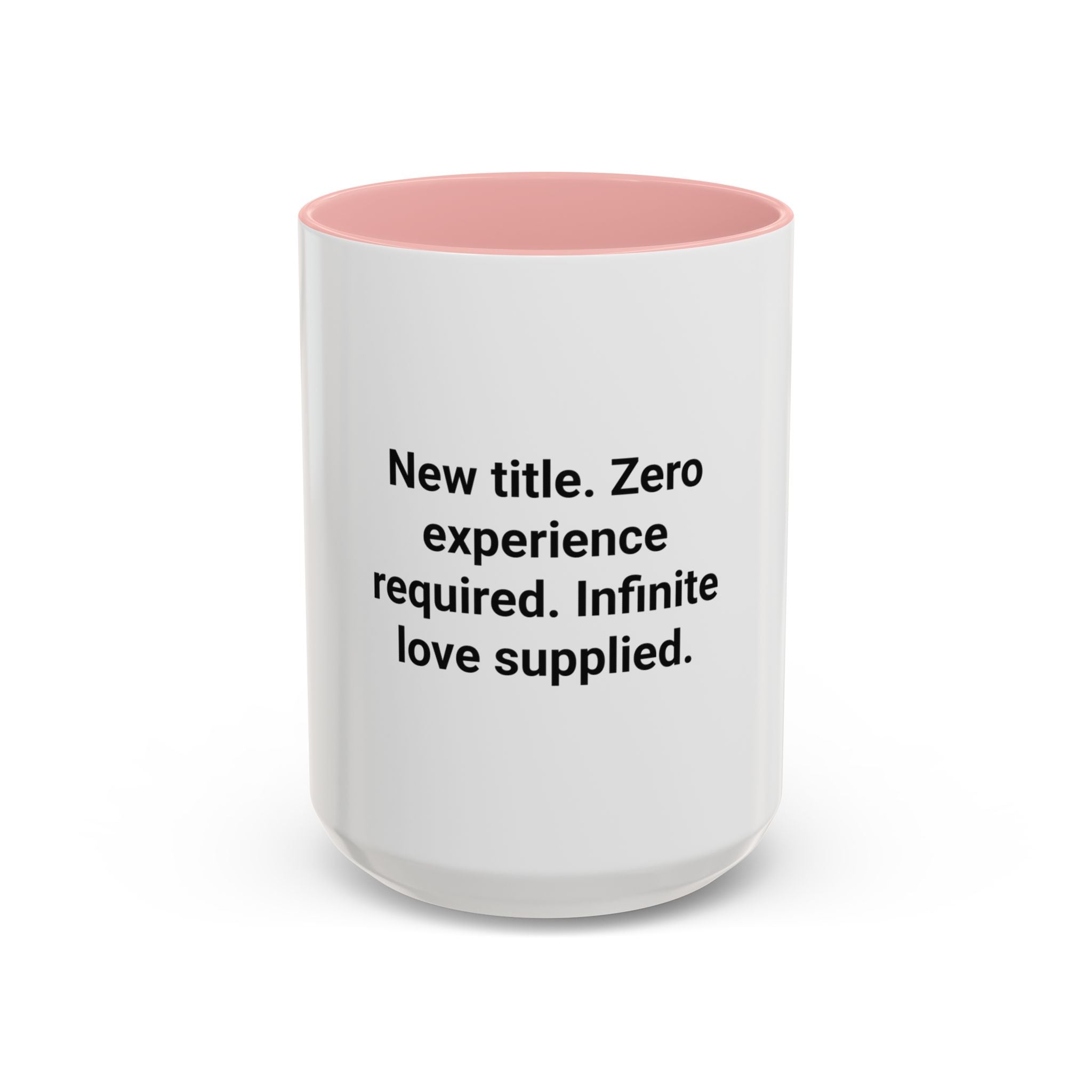 New Title. Zero Experience Required. - Accent Mug for New Grandparents