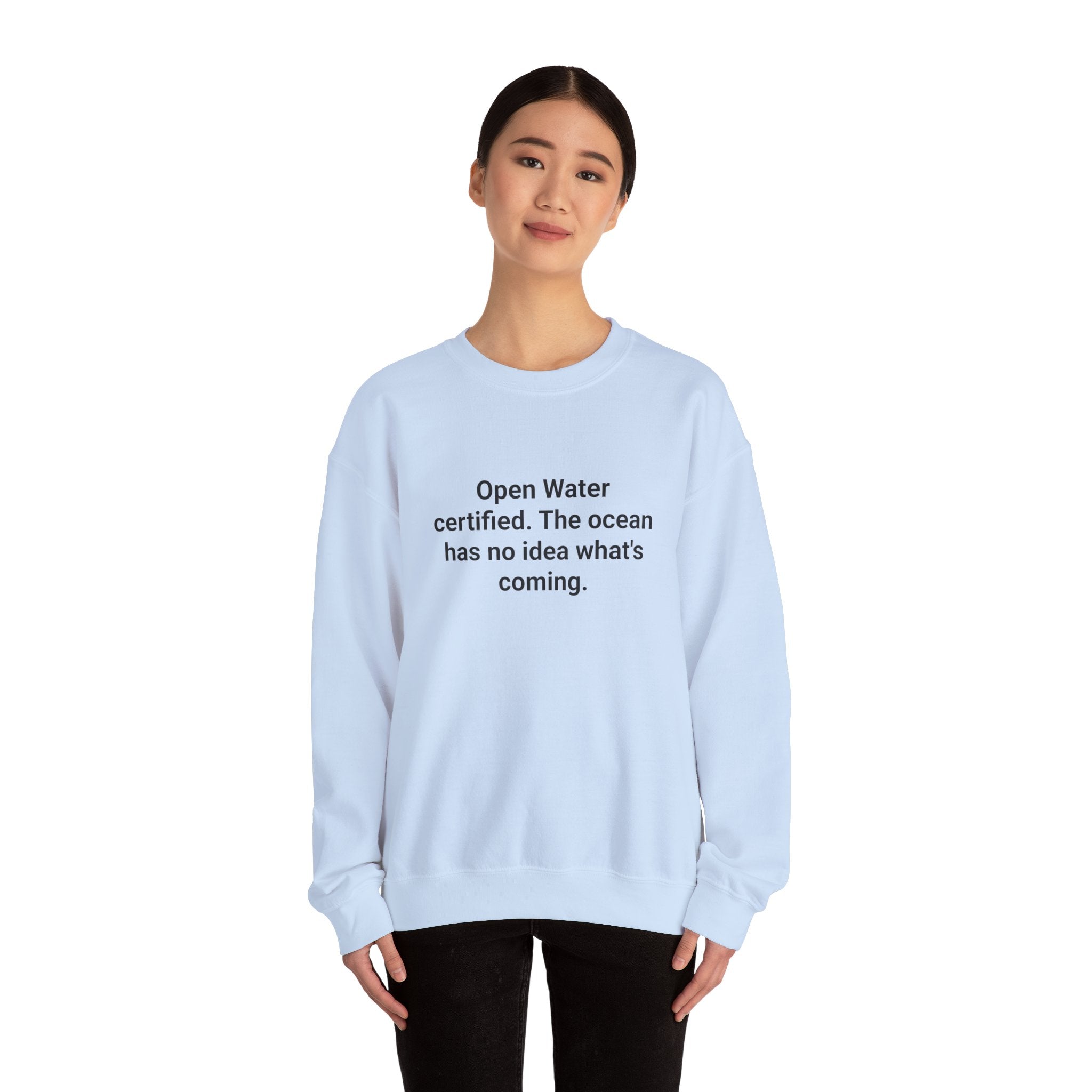 Open Water Certified Sweatshirt - Gift for New Scuba Divers