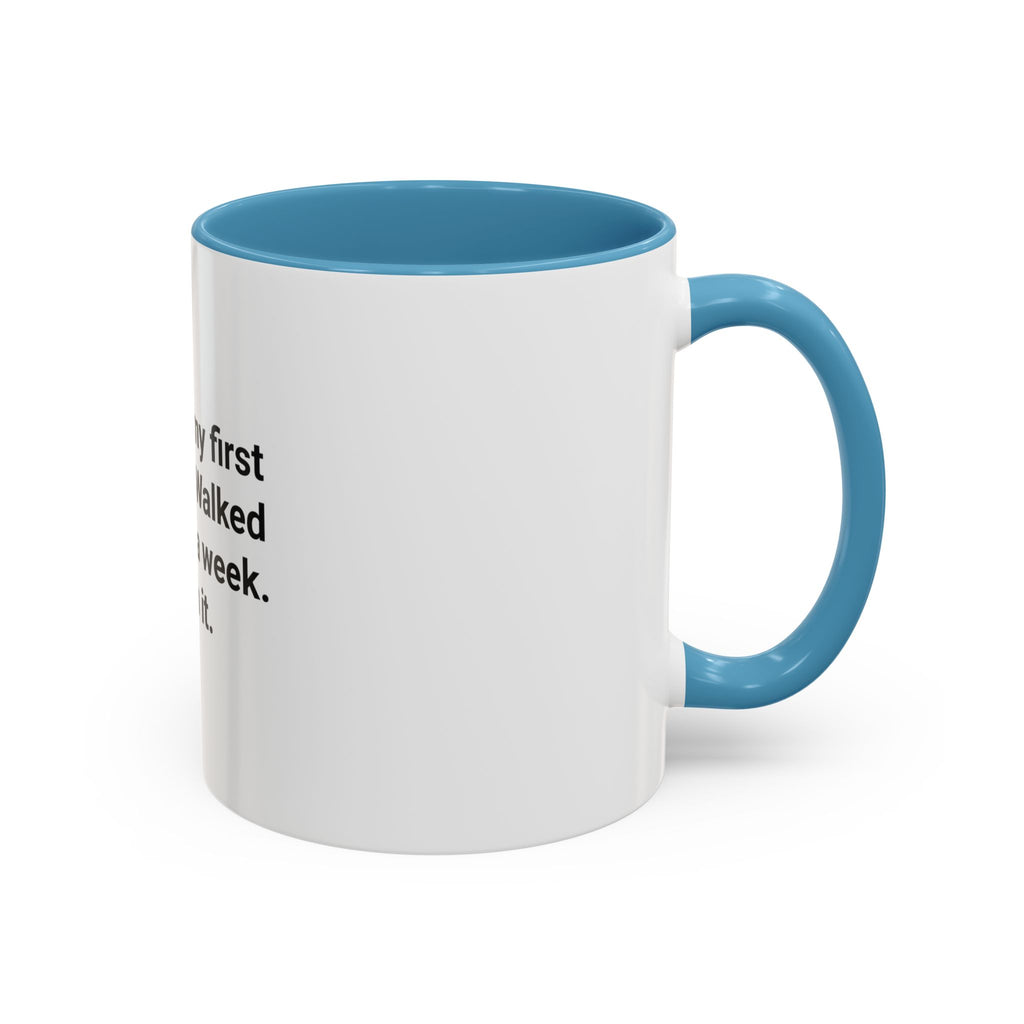 Finished My First Triathlon - Accent Mug for New Triathletes