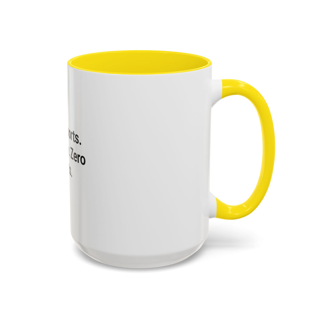 Three Sports. One Body. Zero Regrets. - Mug for First Triathlon