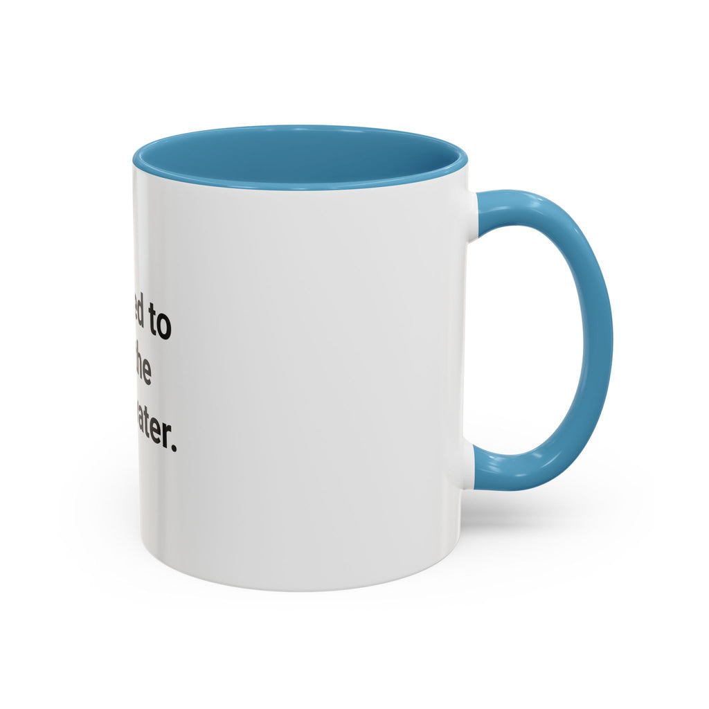 Certified to Breathe Underwater - Accent Mug for Scuba Divers