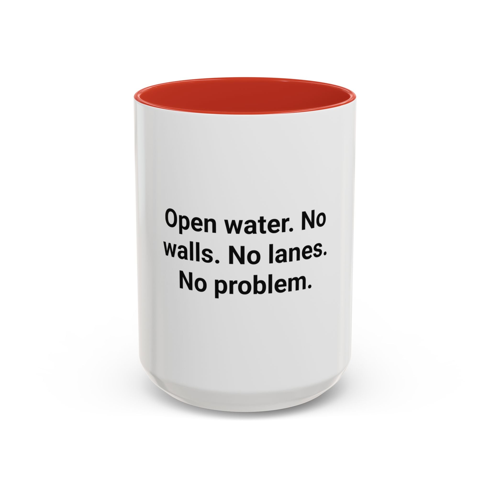 Open Water. No Walls. No Lanes. No Problem. - Mug for Open Water Swimmers