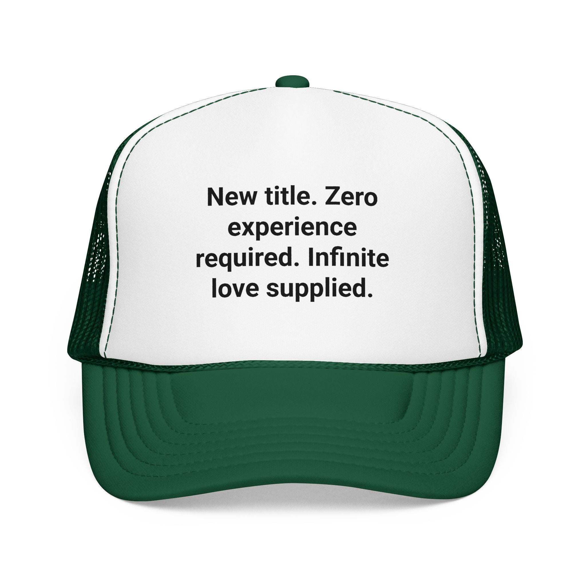 New Title. Zero Experience Required. - Trucker Hat for New Grandparents
