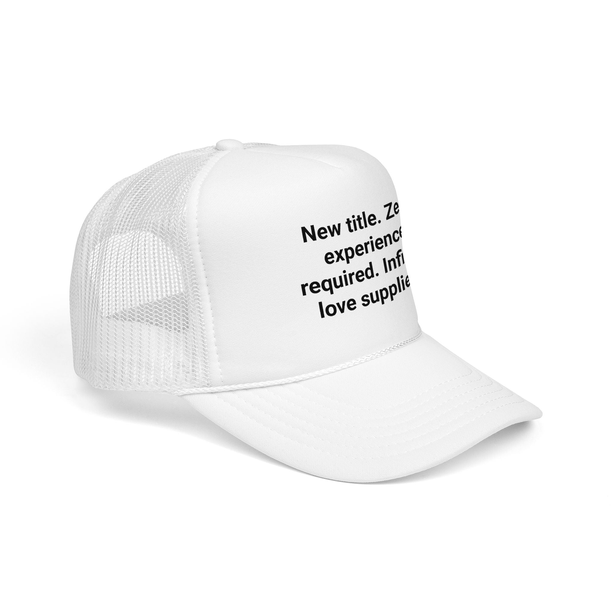 New Title. Zero Experience Required. - Trucker Hat for New Grandparents