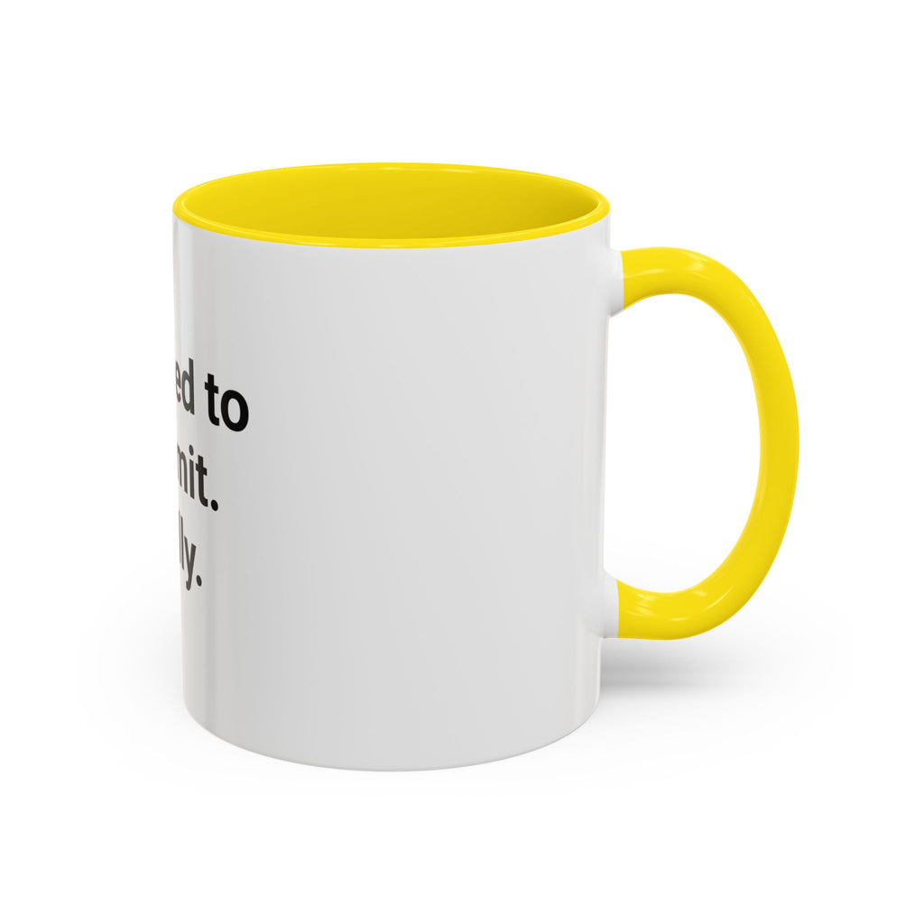 Licensed to Transmit. Finally. - Accent Mug for Ham Radio License
